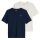 Marc OPolo Denim Herren T-Shirt, 2er Pack - Regular Fit, Baumwolle, Logo, einfarbig