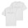 Marc OPolo Herren T-Shirt, 2er Pack - Big-Logo, Regular Fit, Baumwolle, Logoprint, uni