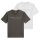 Marc OPolo Herren T-Shirt, 2er Pack - Big-Logo, Regular Fit, Baumwolle, Logoprint, uni