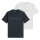 Marc OPolo Herren T-Shirt, 2er Pack - Big-Logo, Regular Fit, Baumwolle, Logoprint, uni