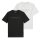 Marc OPolo Herren T-Shirt, 2er Pack - Big-Logo, Regular Fit, Baumwolle, Logoprint, uni