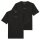 Marc OPolo Herren T-Shirt, 2er Pack - Medium-Logo, Regular Fit, Baumwolle, Logoprint, uni