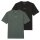 Marc OPolo Herren T-Shirt, 2er Pack - Medium-Logo, Regular Fit, Baumwolle, Logoprint, uni