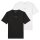 Marc OPolo Herren T-Shirt, 2er Pack - Medium-Logo, Regular Fit, Baumwolle, Logoprint, uni