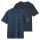 Marc OPolo Herren T-Shirt, 2er Pack - Small-Logo, Regular Fit, Baumwolle, uni