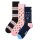 Happy Socks Damen Socken, 3er Pack - Mother´s Day, Geschenkbox, gemischte Farben