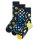 Happy Socks Unisex Socken, 3er Pack - Classic, Muster, Baumwollmischung, gemischte Farben