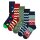 Happy Socks Unisex Socken, 5er Pack - Motivsocken, Kurzsocken, Baumwolle