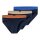 SCHIESSER mens Rio briefs 3-pack - "95/5" series, contrasting stripes