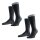 FALKE Herren 2er Pack Socken - Airport, Kurzstrumpf, Uni, Gr. 41-48, (2x 1 Paar)