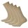 Hudson 4 Paar Damen Socken, Relax Cotton Strumpf, Komfortbund, uni (4x 1 Paar)
