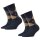 Burlington 2er Pack Damen Socken WHITBY - Kurzstrumpf, Rauten, 36-41 (2x 1 Paar)