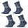 Burlington 4er Pack Damen Socken WHITBY - Kurzstrumpf, Rauten, 36-41 (4x 1 Paar)