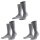FALKE Herren 3er Pack Socken - Airport, Kurzstrumpf, Uni, Gr. 41-48, (3x 1 Paar)