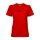 Champion Damen T-Shirt - Crewneck, Uni, Logo-Patch, Rundhals, Kurzarm, Baumwolle