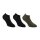 DIESEL mens sneaker socks, 3-pack - SKM-GOST-THREEPACK, low cut, solid colour