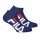 FILA Unisex, 2 Paar Socken - Invisible Sneakers, Logo, einfarbig