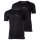 JOOP! mens T-shirt, 2-pack - undershirt, round neck, half sleeve, logo, cotton