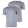 JOOP! mens T-shirt, 2-pack - undershirt, round neck, half sleeve, logo, cotton