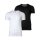 DIESEL Herren T-Shirt 2er Pack - UMTEE-MICHAEL-TUBE, V-Ausschnitt, kurzarm, einfarbig