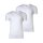 DIESEL Mens T-Shirt 2 Pack- UMTEE-MICHAEL-TUBE, V neck, short sleeve, Logo