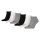 PUMA Unisex Sneaker-Socken, 6er Pack - ECOM, Logo, einfarbig