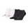 PUMA Unisex Sneaker Socks, 4-Pack - ECOM, Cushioned, Terry Sole, Logo, plain